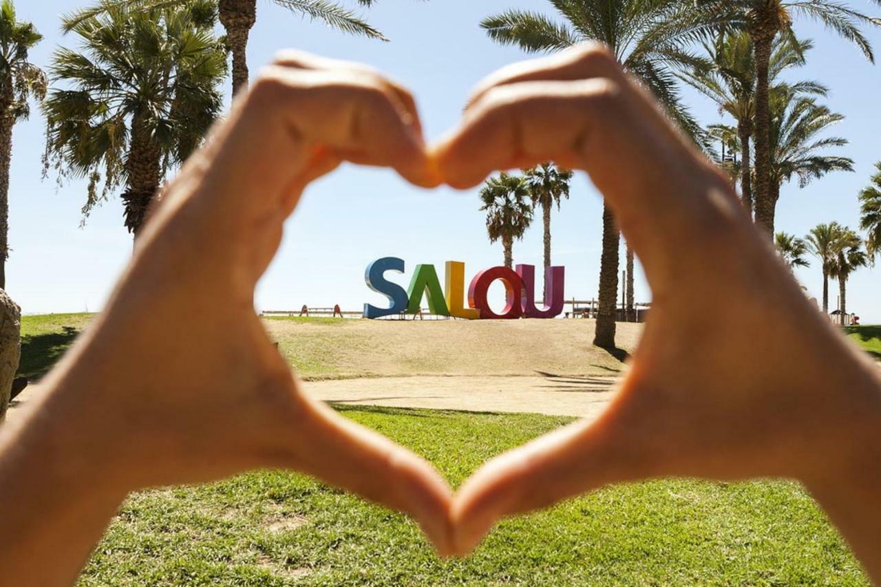 Cozy Beach Penthouse Salouアパートメント エクステリア 写真